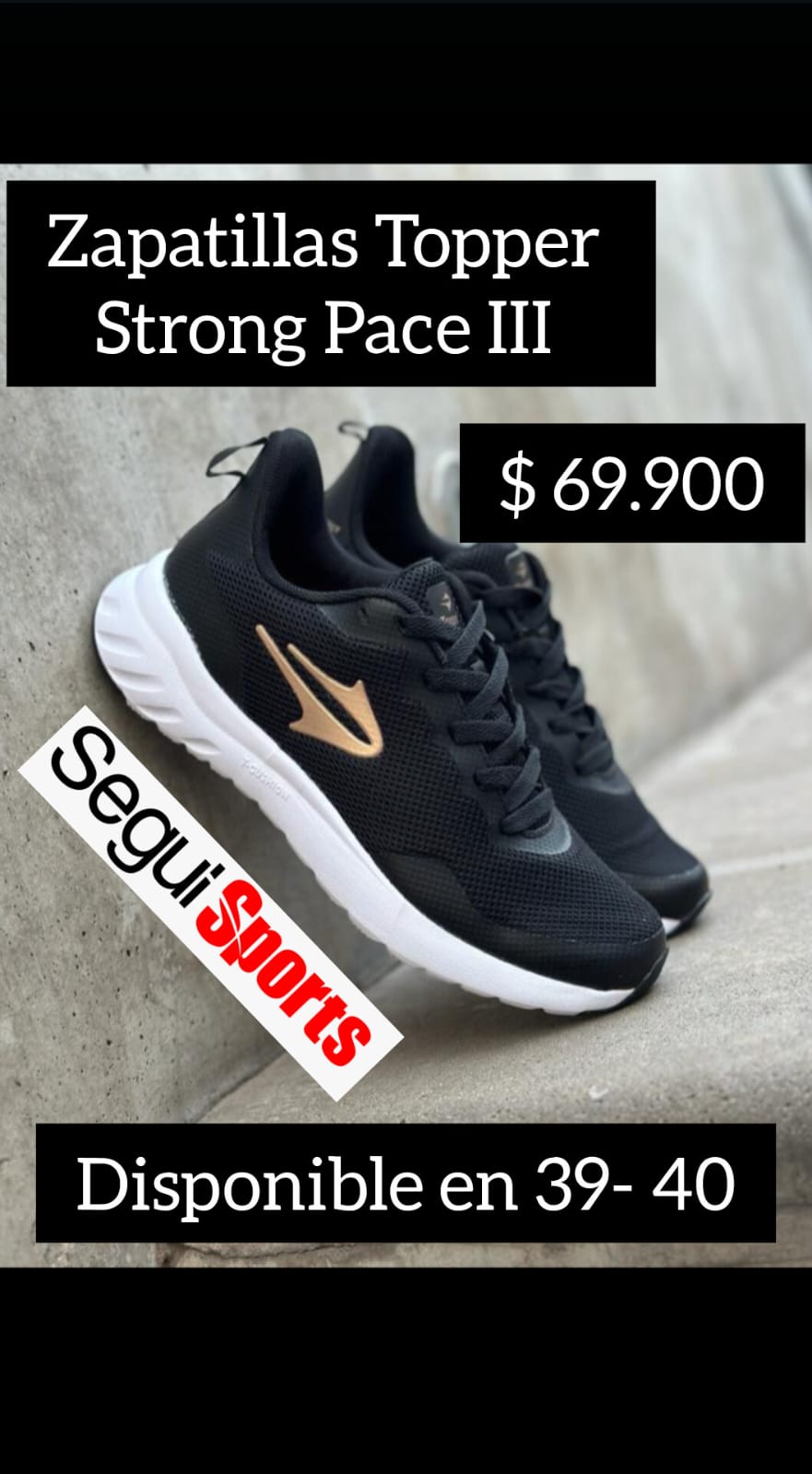 ZAPATILLAS TOPPER STRONG PACE