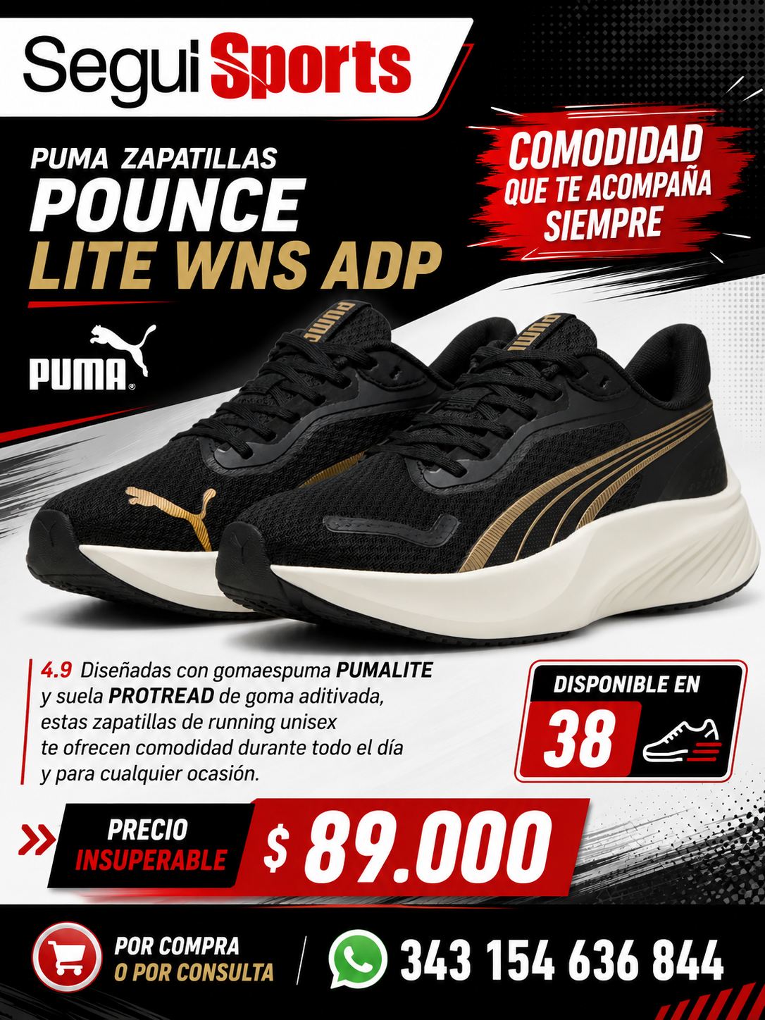 Zapatilla Puma Pounce Lite